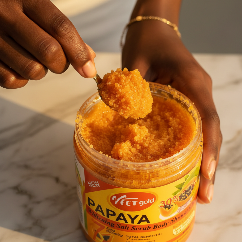 Zoom texture Papaya Scrub